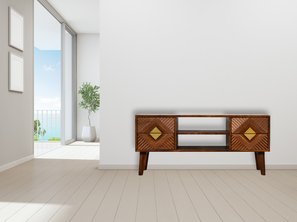 Capri Chest of Drawers | Chestnut Mango Wood
