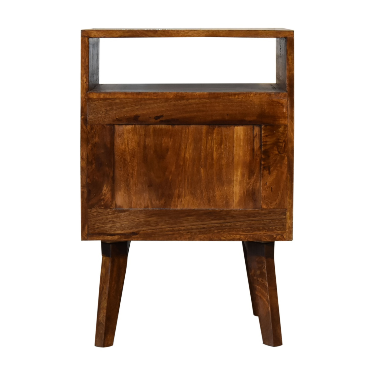Samara Bedside Table | Chestnut Solid Mango Wood