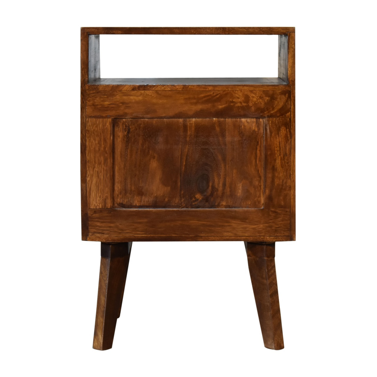 Zen Bedside Table | Chestnut Solid Mango Wood