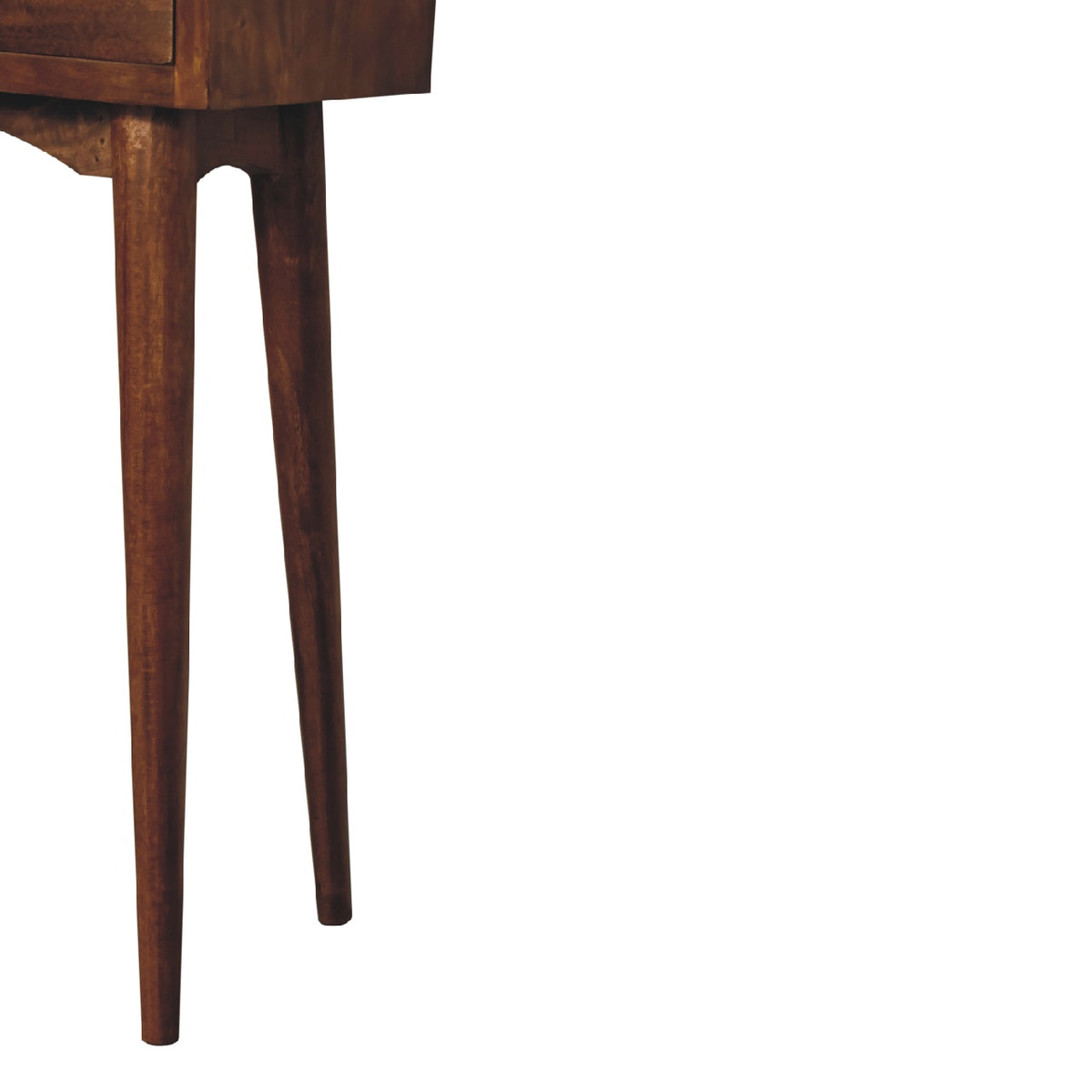 Mini Chestnut Hallway Console Chest of Drawers
