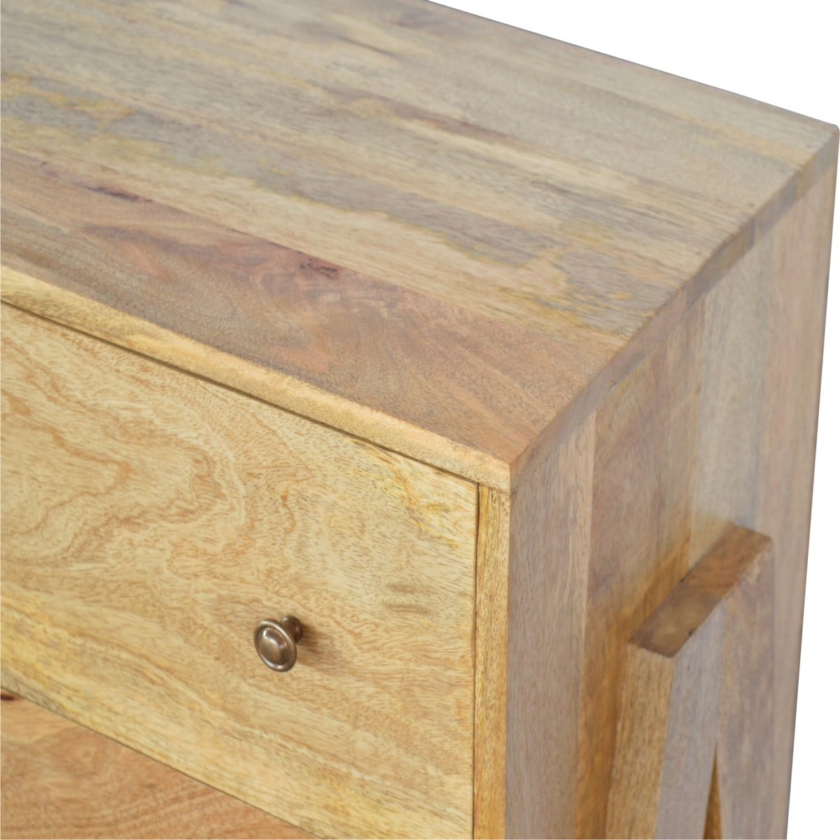Trestle Chest of Drawers | Oak-Ish Mango Wood