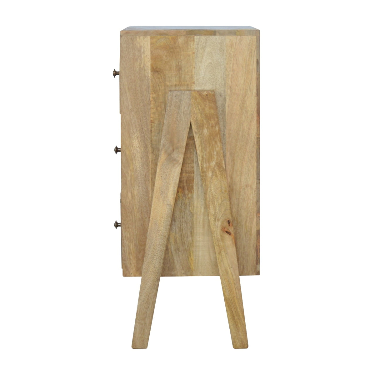 Trestle Chest of Drawers | Oak-Ish Mango Wood