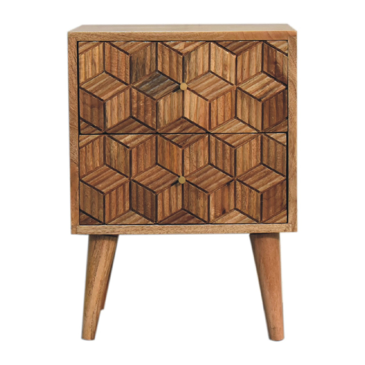 Cubana Bedside Table | Oak Mango Wood