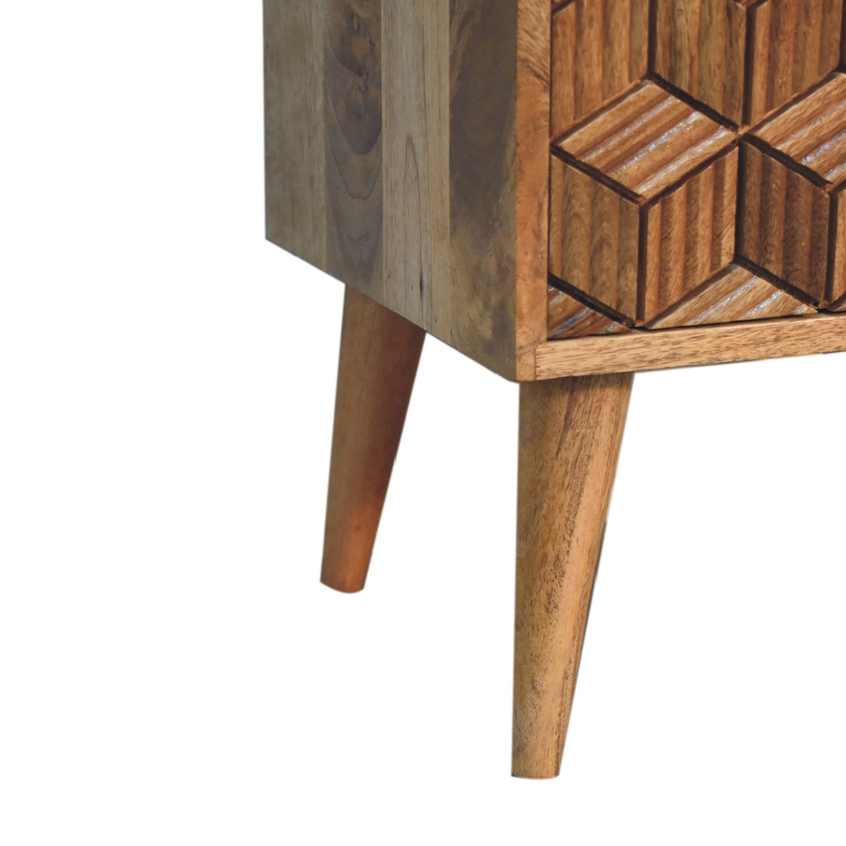 Cubana Bedside Table | Oak Mango Wood