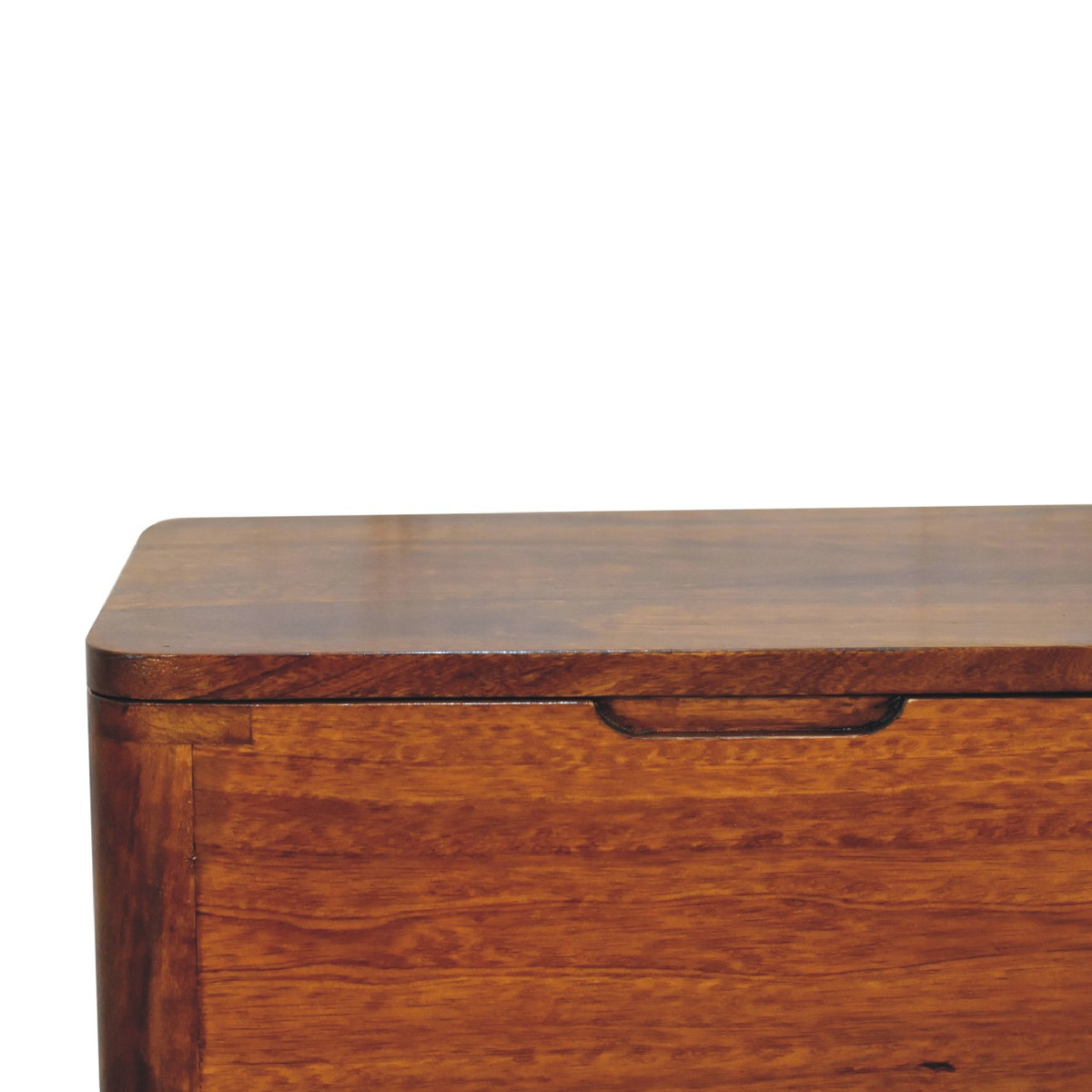 Chestnut Lid-up Storage Chest of Drawers | Hidden Storage