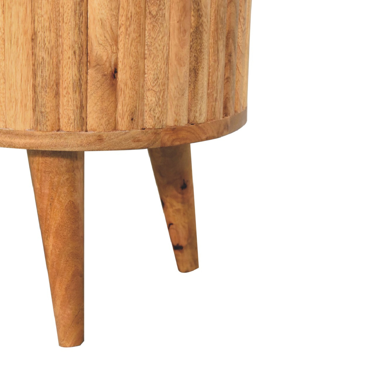 Stripe TV Media Unit | Oak-Ish Mango Wood