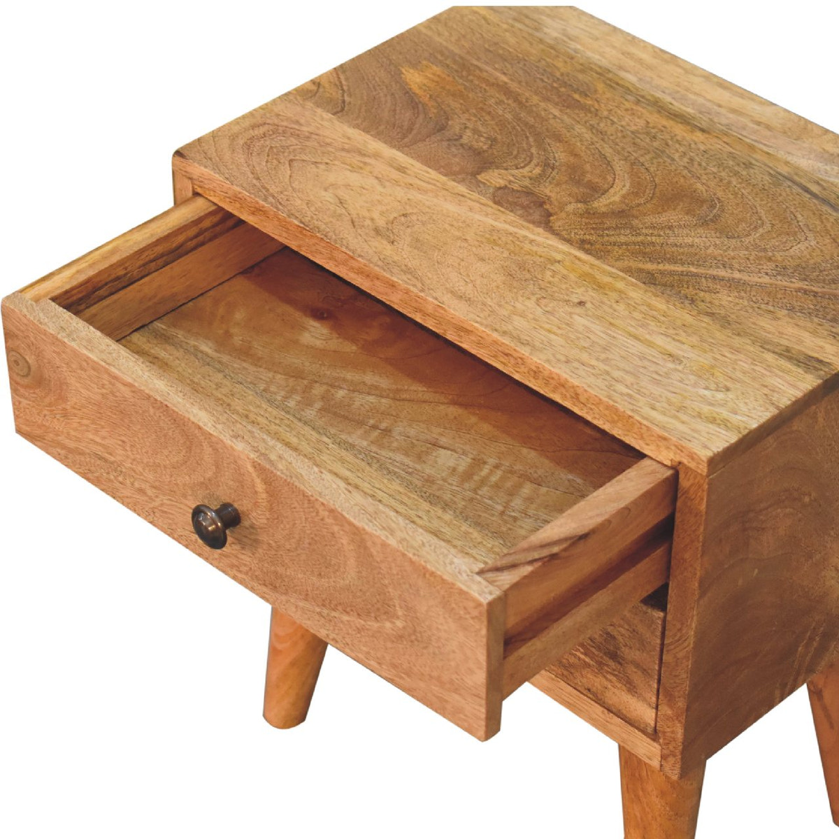 Mini Oak-ish Modern Bedside Table