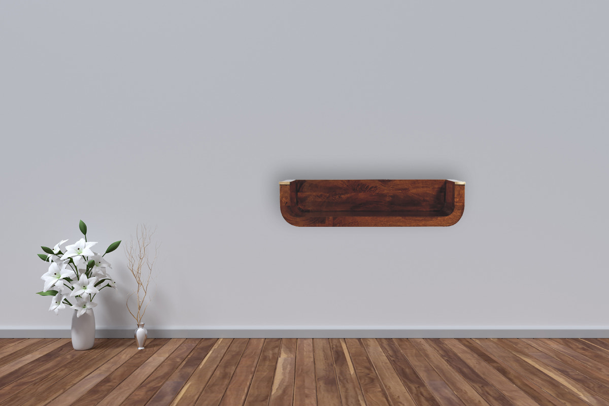 Indira Chestnut Floating Console Chest of Drawers