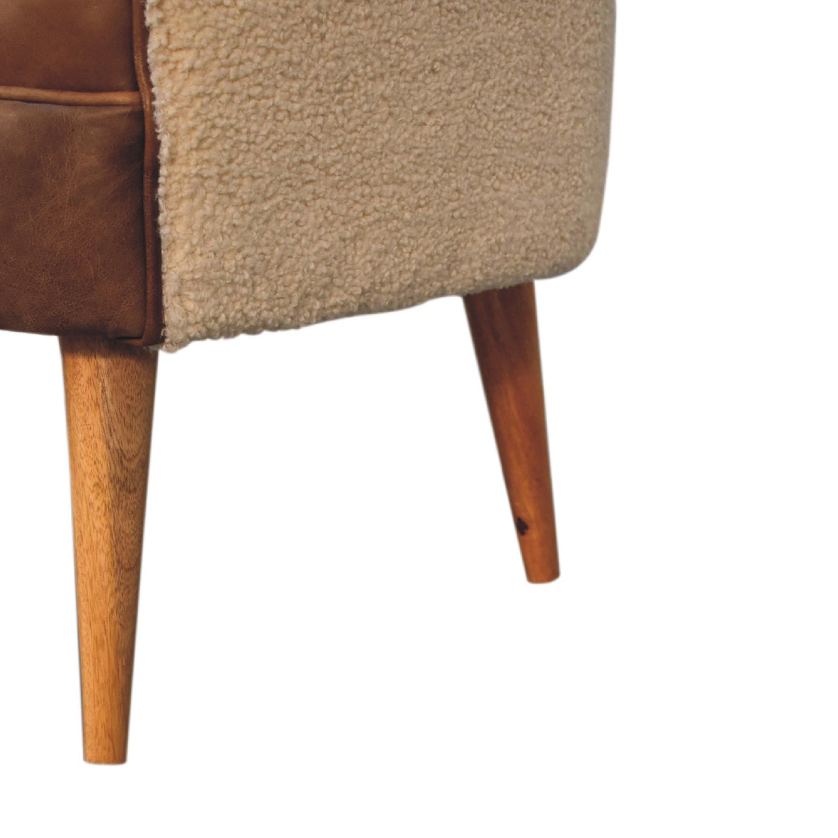 Boucle Cream Buffalo Chair