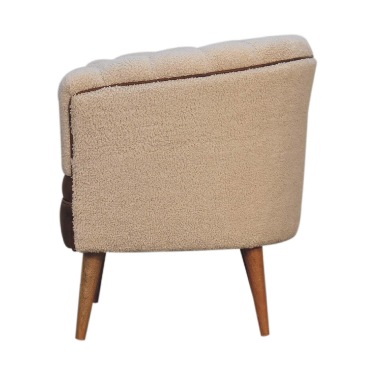 Boucle Cream Buffalo Chair