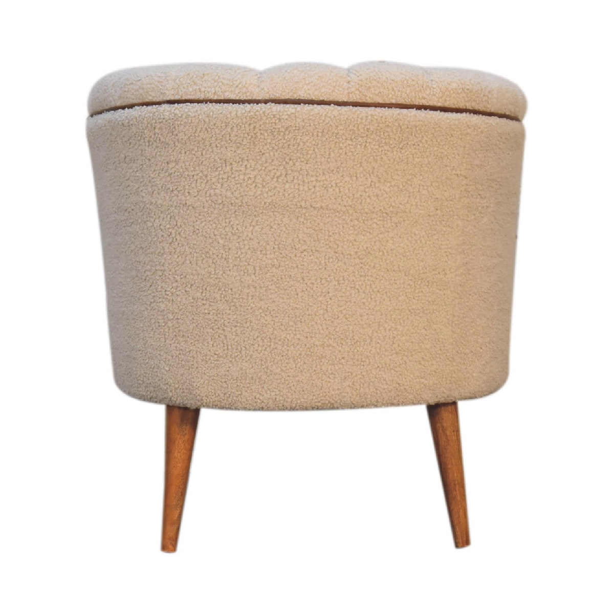 Boucle Cream Buffalo Chair