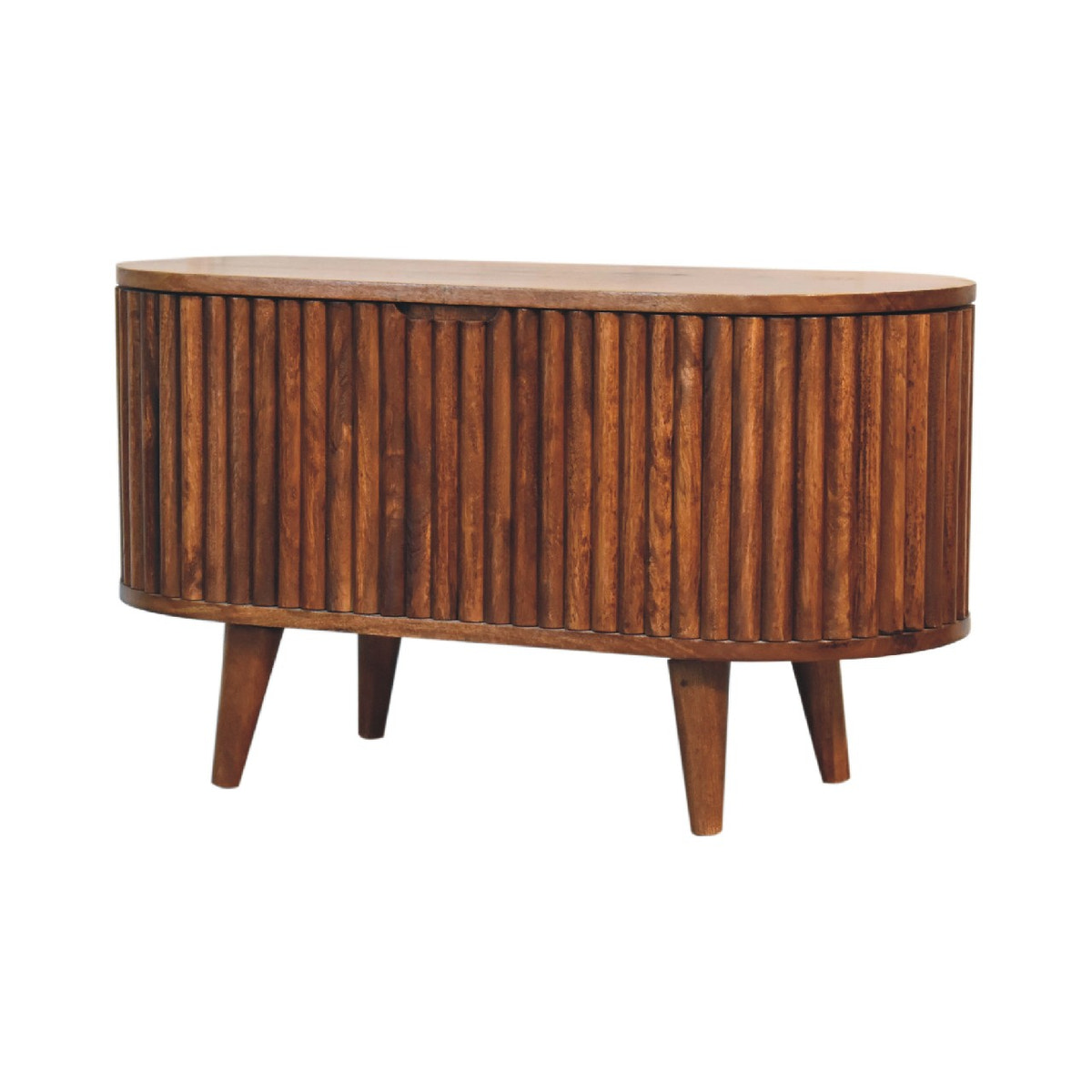 Reeve Blanket Box Storage Bench | Chestnut Mango Wood