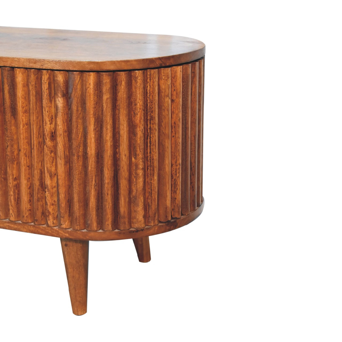 Reeve Blanket Box Storage Bench | Chestnut Mango Wood