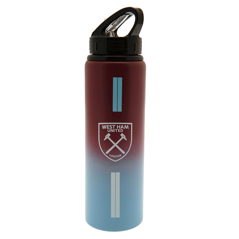 West Ham United FC Aluminium Drinks Bottle ST - Officially licensed merchandise.