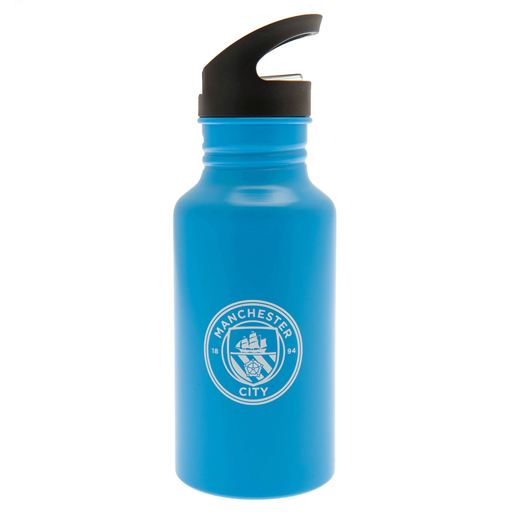 Manchester City FC Aluminium Drinks Bottle Haaland - Officially licensed merchandise.