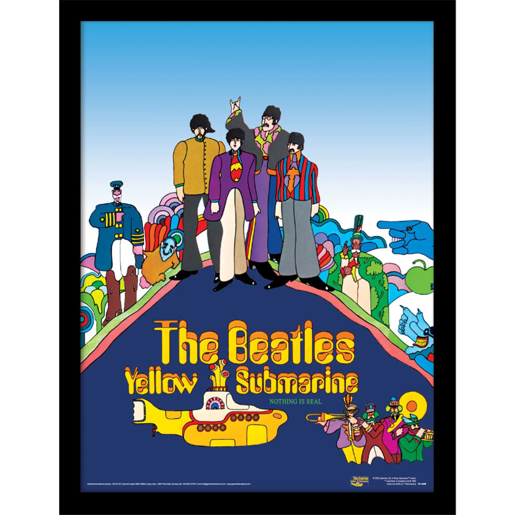 The Beatles Picture Yellow Submarine 16 x 12 - Officially licensed merchandise.