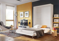 Double (140cm) Vertical Wall Bed (Spring Lift)