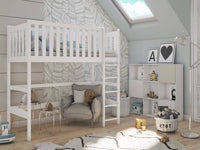 Laura Single (3ft) Solid Pine High Sleeper Loft Bed