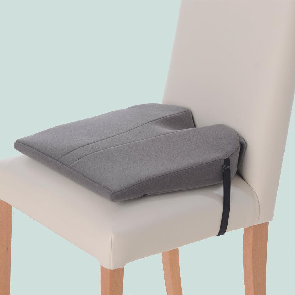 Memory Foam Coccyx Sitting Wedge (3¾") Seat Cushion Grey Seat Cushion 