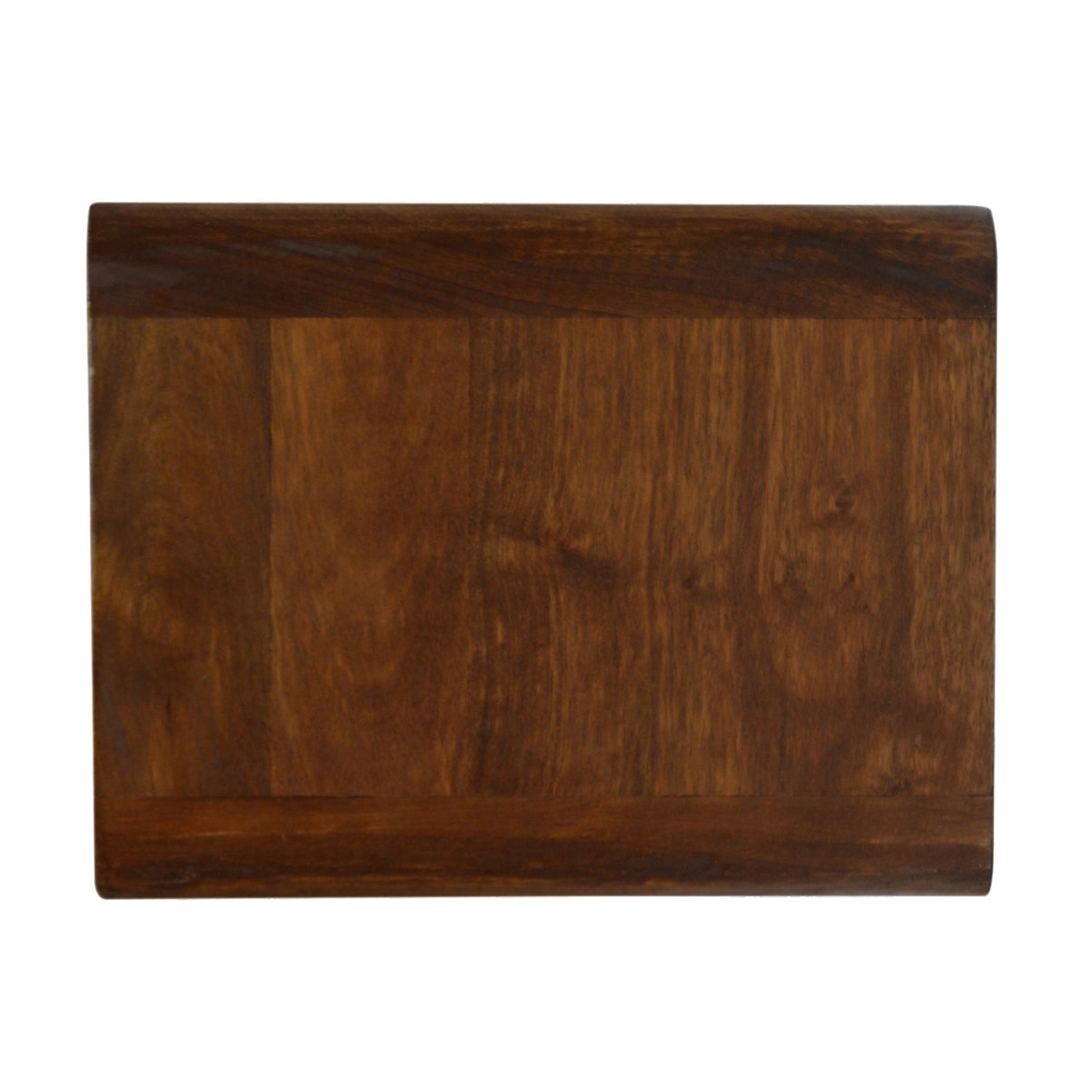 Chestnut Curve Floating Bedside Table | Wall-Mounted