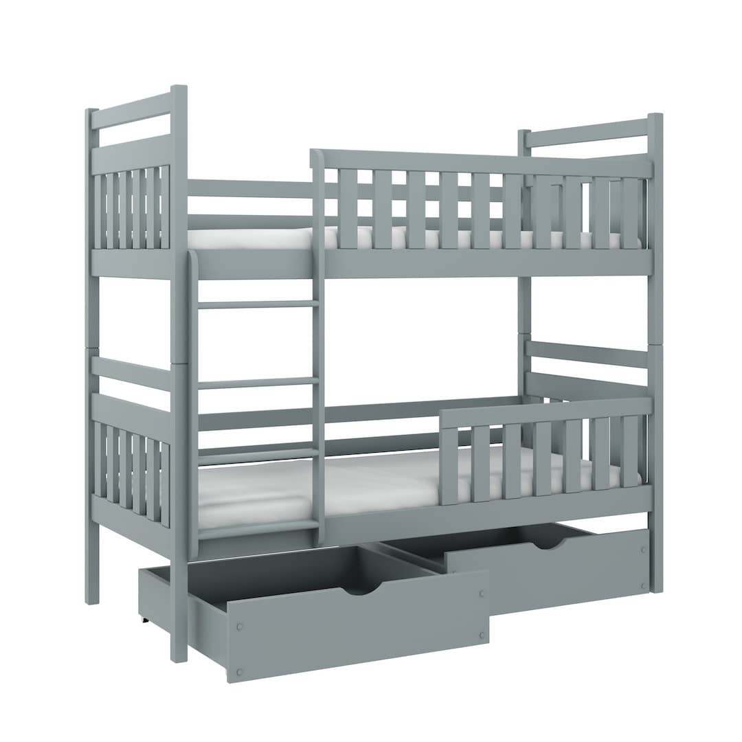 Single (3ft) Solid Pine Bunk Bed with Storage Drawers