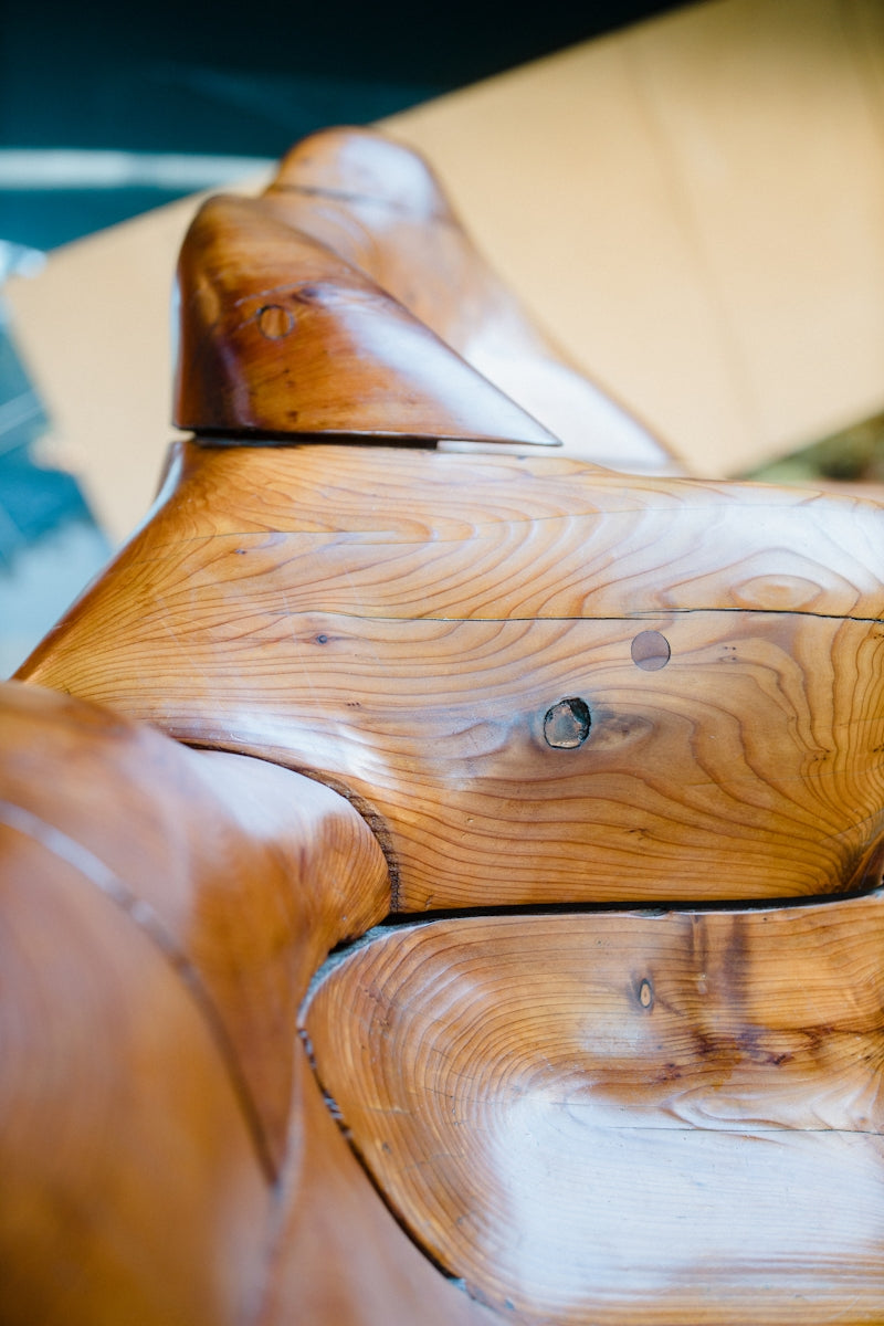 brown wooden bench during daytime