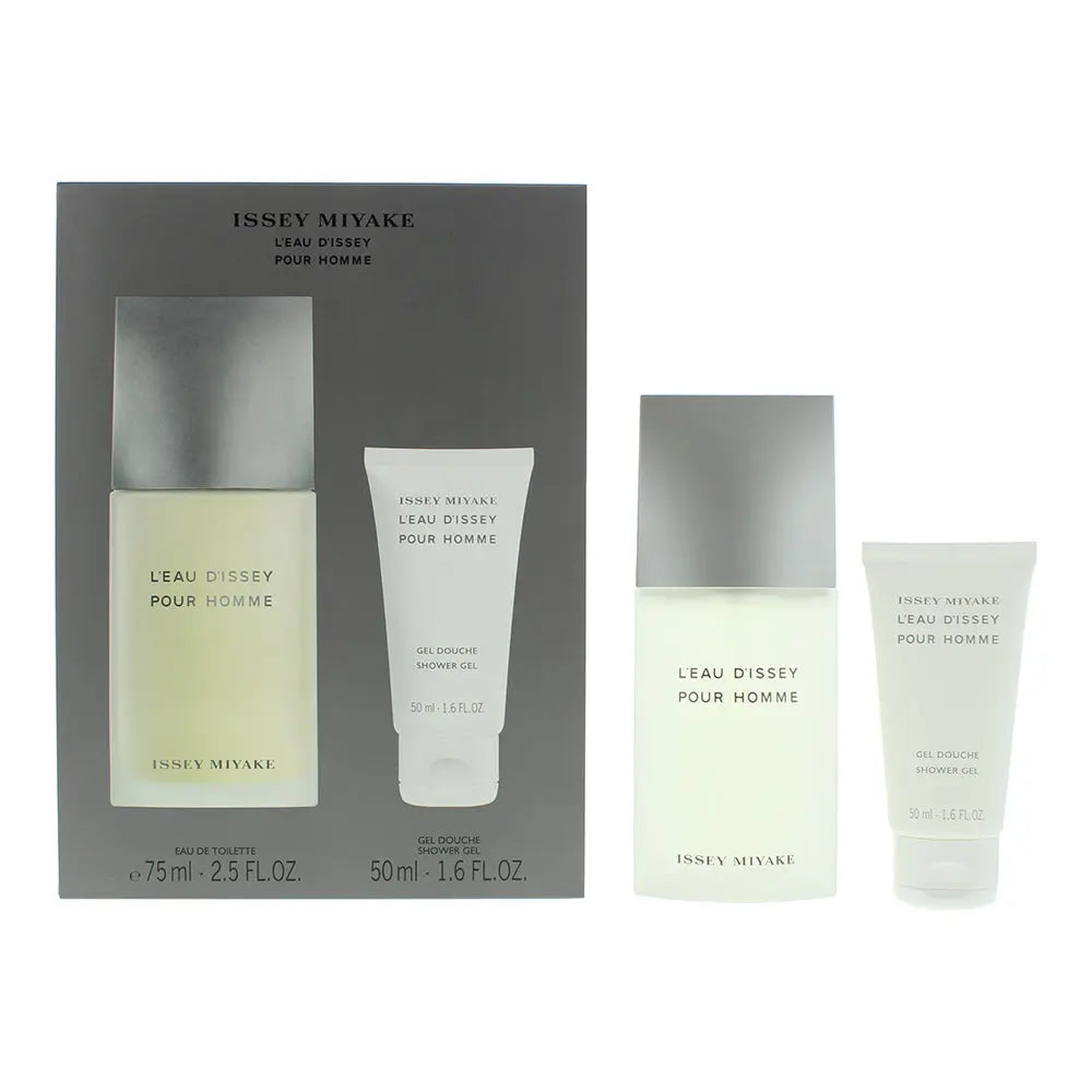 Issey Miyake L'Eau d'Issey Pour Homme Gift Set 75ml Eau de Toilette + 50ml Shower Gel