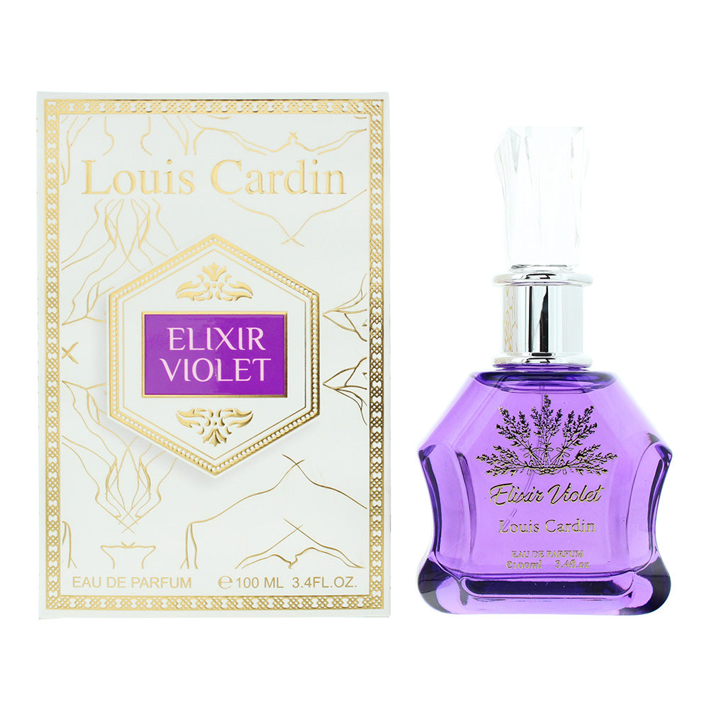 Louis Cardin Elixir Violet Eau de Parfum 100ml Spray