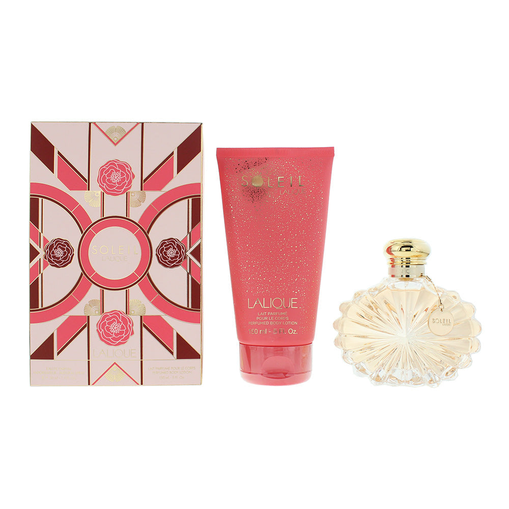 Lalique Soleil Gift Set 100ml EDP + 150ml Body Lotion