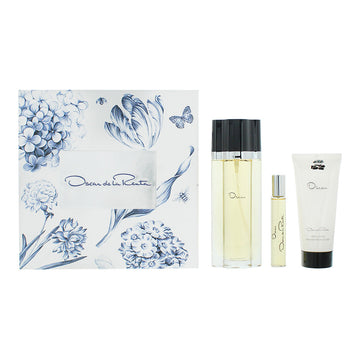 Oscar De La Renta Oscar Gift Set 100ml EDT + 100ml Body Lotion + 15ml EDT
