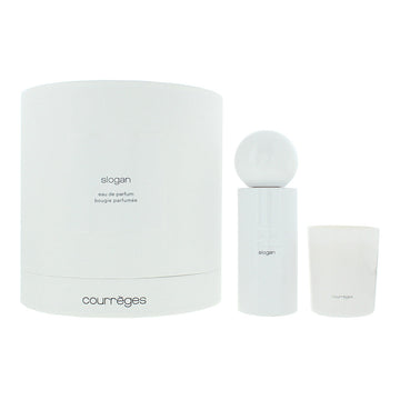 Courrèges Slogan Gift Set 100ml EDP + 75g Candle