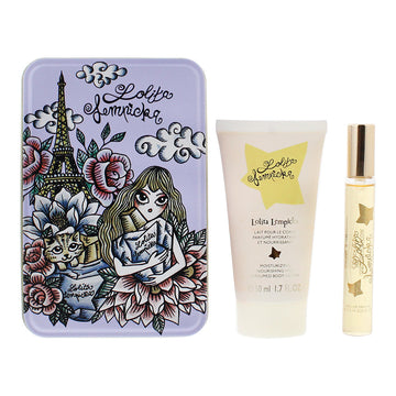 Lolita Lempicka Green Lover Gift Set 7.5ml Eau De Parfum Spray + Body Lotion 50ml