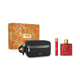 Versace Eros Flame Gift Set 100ml EDP + 10ml EDP + Toiletry Bag
