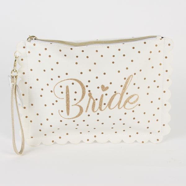 'Always and Forever' Multi Use Pouch With Wristlet 'bride'