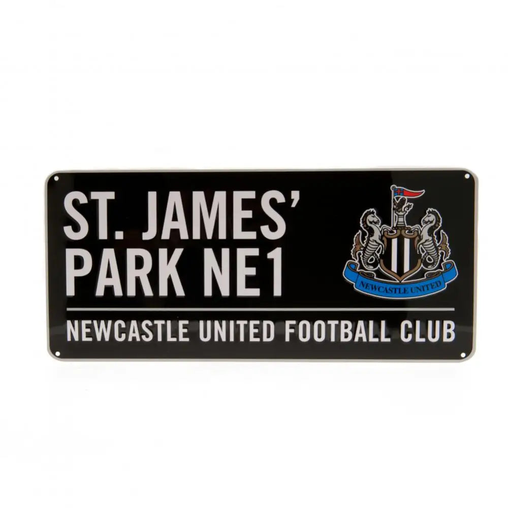 Newcastle United FC Street Sign BK - Metal Signs