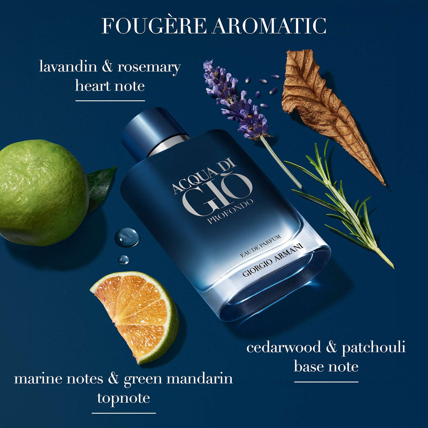 Giorgio Armani Acqua di Gio Profondo Eau de Parfum 150ml Refill