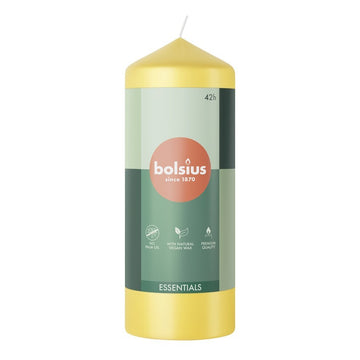 Bolsius Sunny Yellow Essential Pillar Candle (150mm x 58mm)