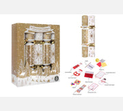 10 Gold Snowflake Crackers (12inch)