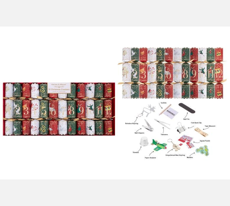 12 Days Of Christmas Crackers (12inch)