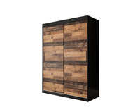 Tilburg Sliding Door Wardrobe 150cm - Dark Oak