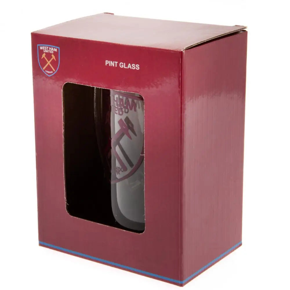 West Ham United FC Stein Glass Tankard - Glassware