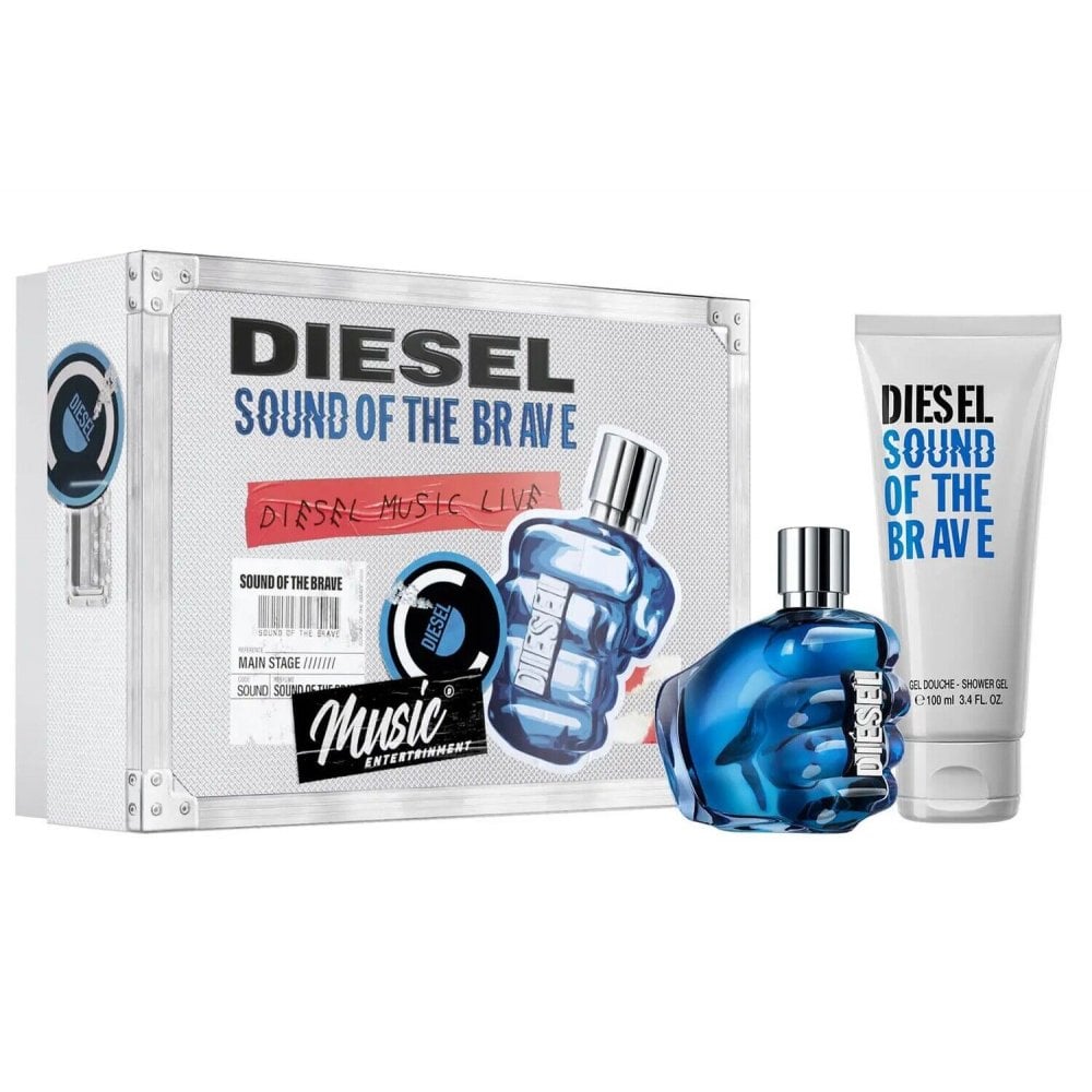 Diesel Sound of The Brave Gift Set 50ml Eau de Toilette + 100ml Shower Gel