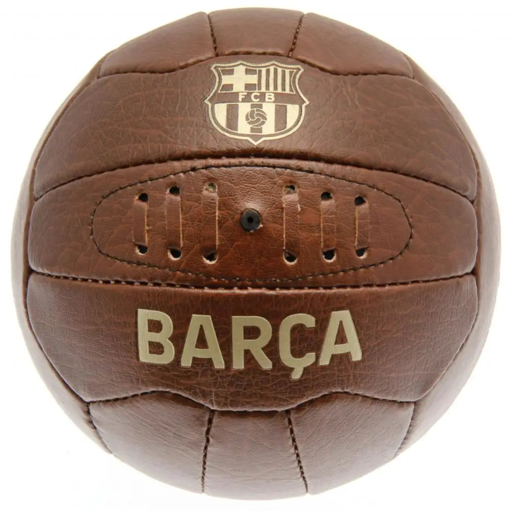 FC Barcelona Faux Leather Football - Footballs