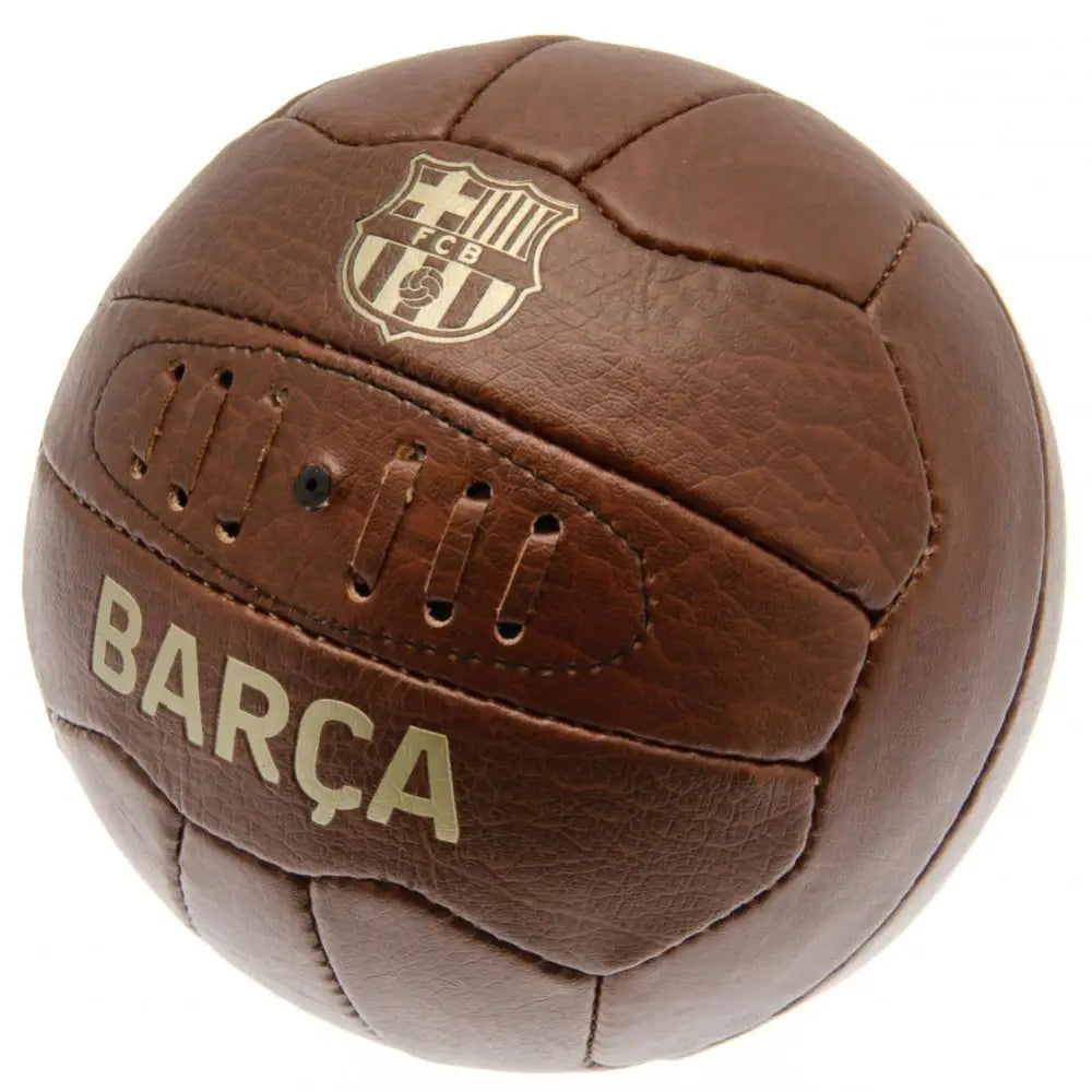 FC Barcelona Faux Leather Football - Footballs