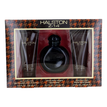 Halston Z-14 Gift Set 125ml EDC + 100ml Aftershave Balm + 100ml Body Wash