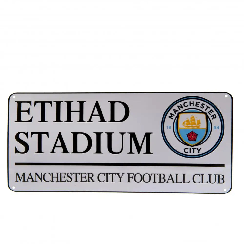 Manchester City FC Street Sign