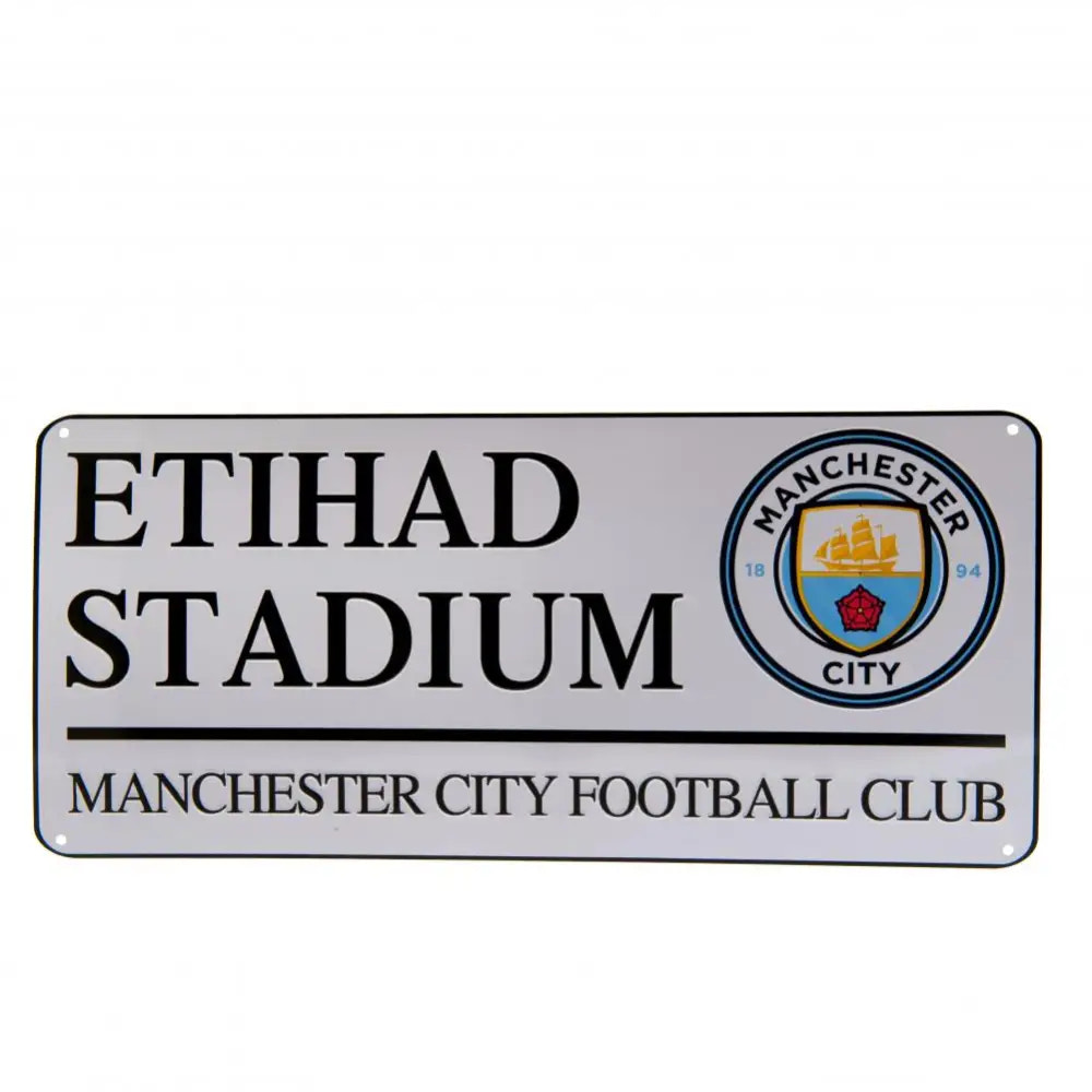 Manchester City FC Street Sign