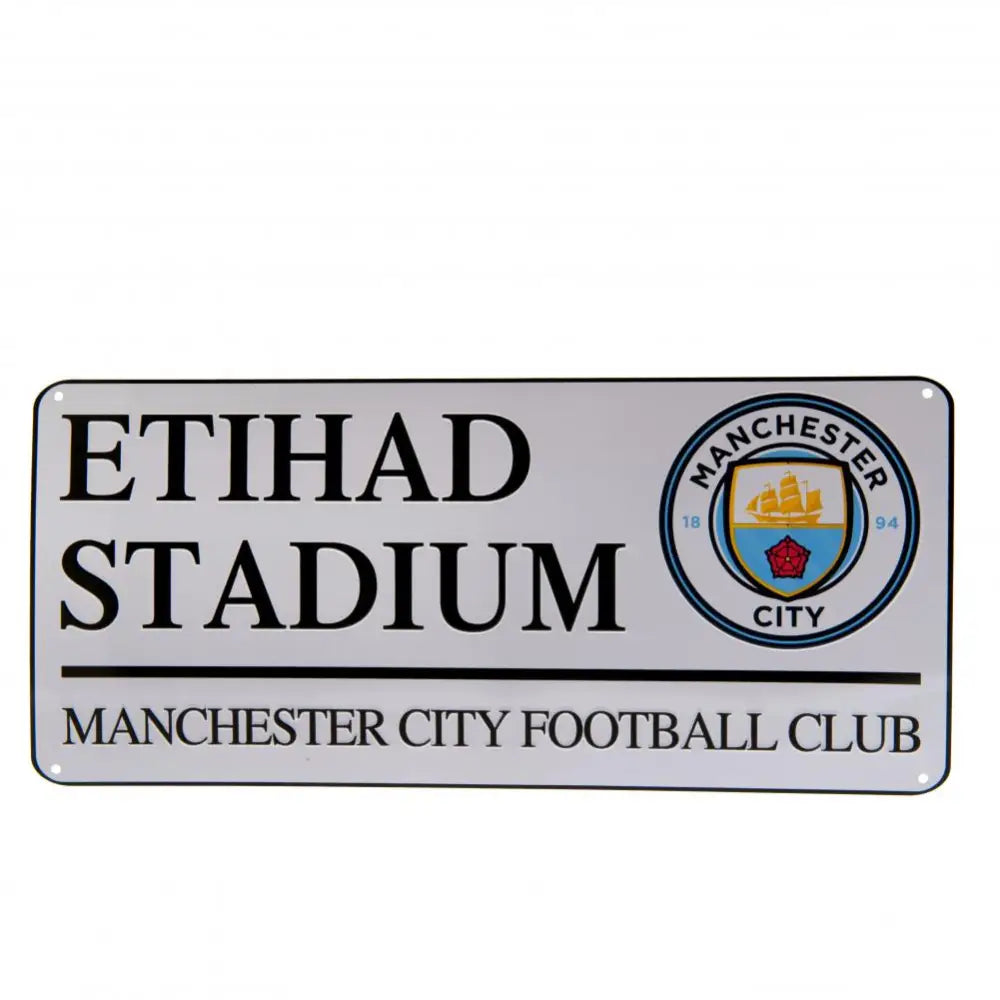 Manchester City FC Street Sign