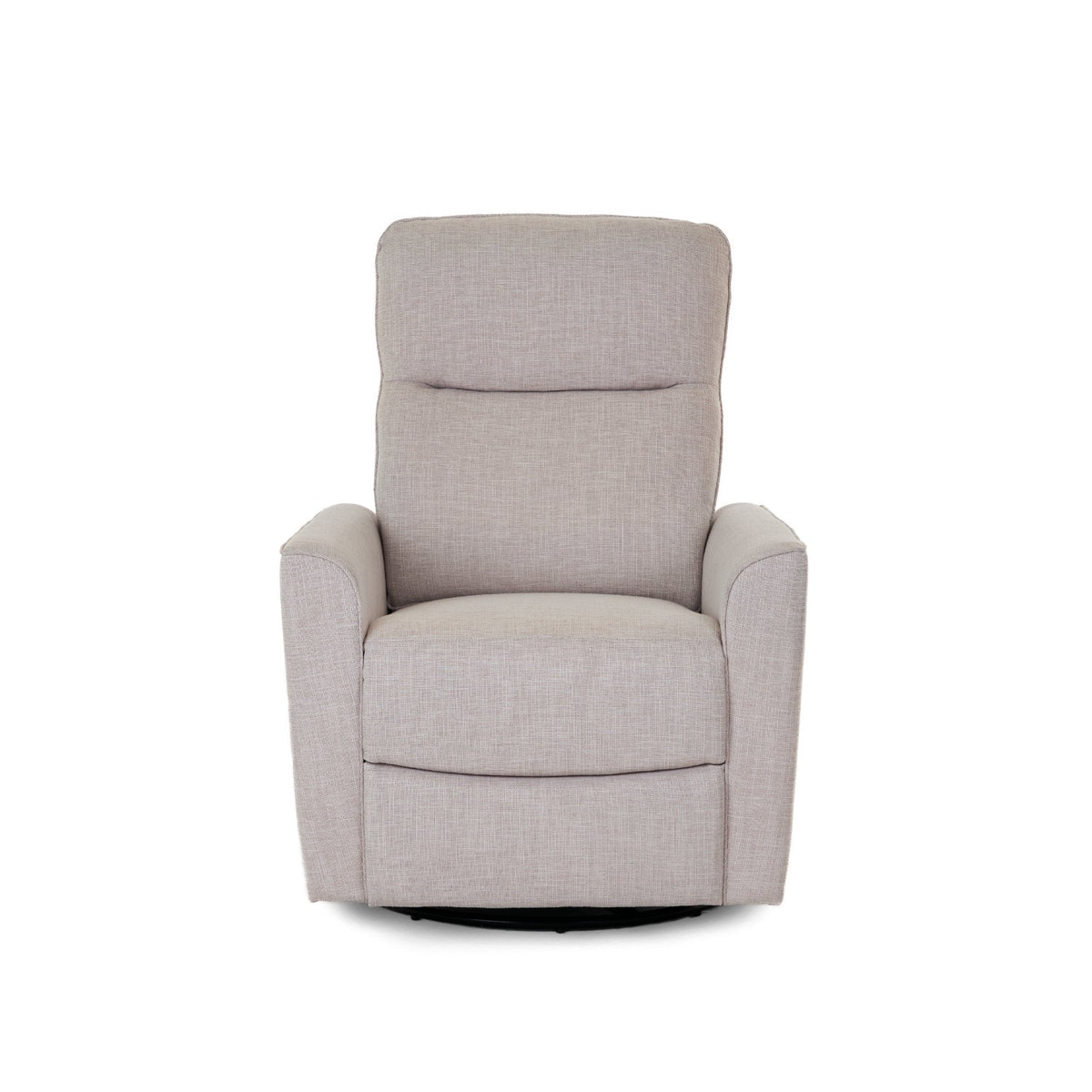 Savannah Swivel Glider Recliner Nursing Chair – Oatmeal | 360° Swivel Reclining Nursery Chair