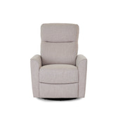 Savannah Swivel Glider Recliner Nursing Chair – Oatmeal | 360° Swivel Reclining Nursery Chair